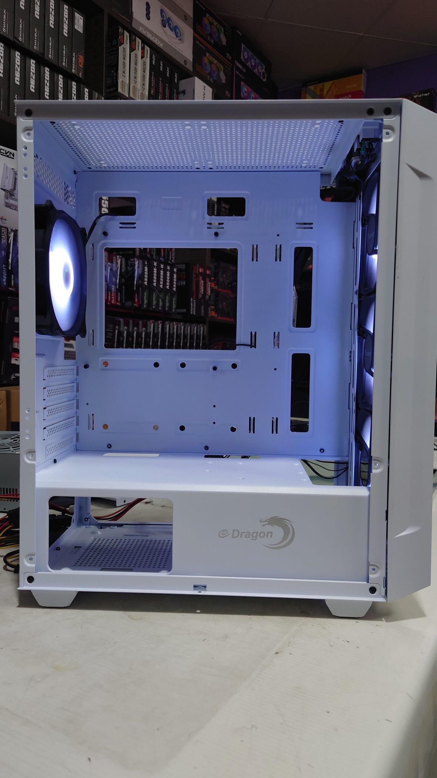 Edragon Casing Syrax Without Fan White Edragon Casing Syrax Without Fan White